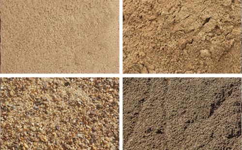 Песок карьерный, сеяный, мытый, речной, строительный, пескогрунт.